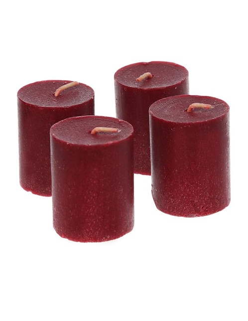 Vela votiva Velfin 4 piezas aroma canela