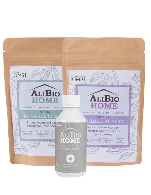 Alimento para todo tipo de plantas y césped Alibio Home