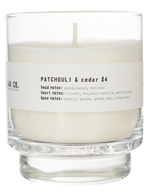 Vela aromática Ambientair Lab & Co aroma pachulí y cedro