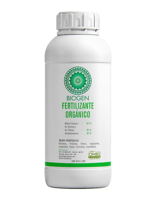 Fertilizante para todo tipo de plantas y césped Biogen 24710
