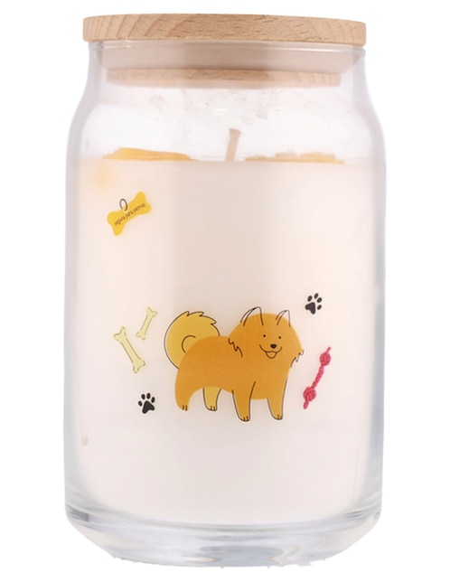 Vela con tapa Pomerania aroma floral frutal 1