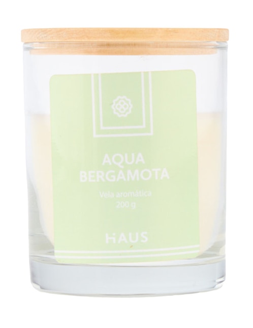 Vela aromática aroma aqua bergamota 1
