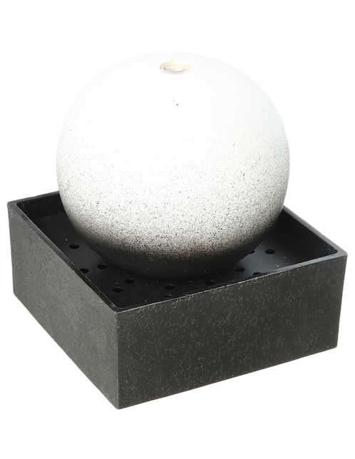 Fuente de agua Esfera con luz de plástico 1