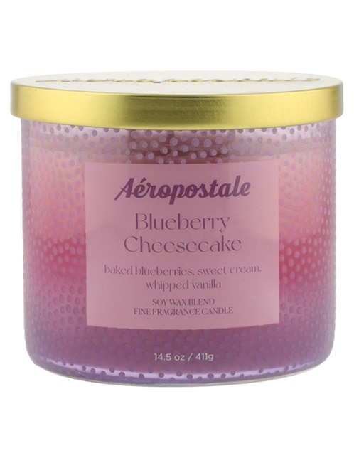 Vela aromática Blueberry Cheesecake aroma arándano 1