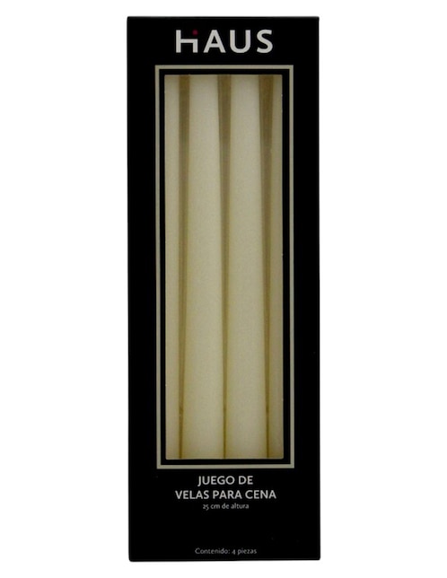 Set vela de cena 4 piezas aroma vainilla 1
