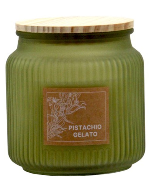 Vela con tapa aroma Pistacho Gelato 1