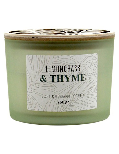Vela con tapa aroma Lemon Lavander 1