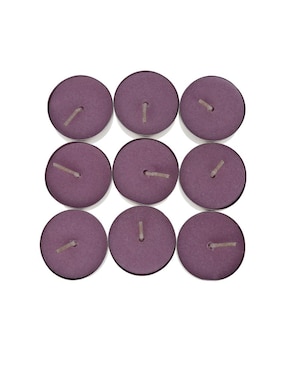 Vela tealight Velfin 9 piezas aroma lavanda
