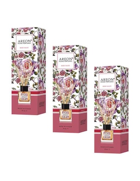 Difusor Ambientador De Varillas Areon 50 Ml Aroma Rose Valley 3