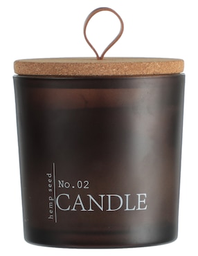 Vela con tapa Haus Candle aroma hemp garden
