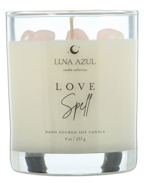 Vela Aromática Luna Azul Love Spell Aroma Vainilla