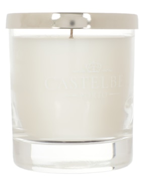 Vela con tapa Castelbel aroma flor de algodón