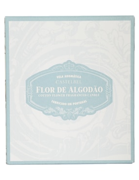 Vela con tapa Castelbel aroma flor de algodón