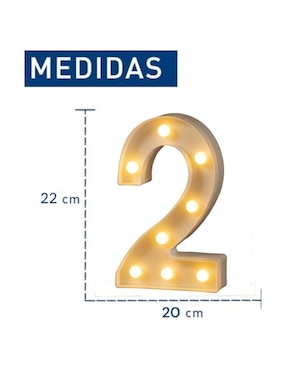 Lámpara decorativa LED Bluelander