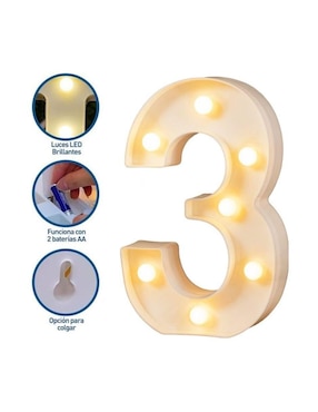 Lámpara decorativa LED Bluelander