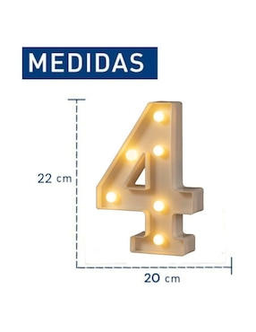 Lámpara decorativa LED Bluelander