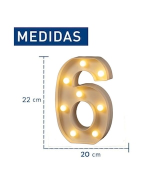 Lámpara decorativa LED Bluelander