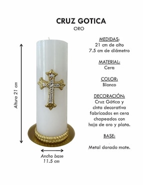 Vela cirio Engelis Candles Engelis Cirios