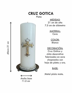 Vela cirio Engelis Candles Engelis Cirios