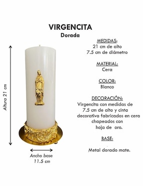Vela cirio Engelis Candles Engelis Cirios