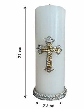Vela cirio Engelis Candles Cruz Gótica