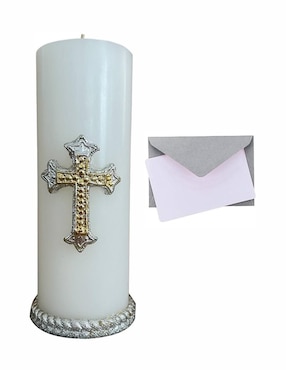 Vela cirio Engelis Candles Cruz Gótica