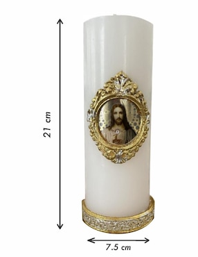Vela cirio Engelis Candles Sagrado Corazón 1 pieza