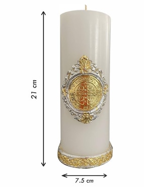 Vela cirio Engelis Candles San Benito 1 pieza