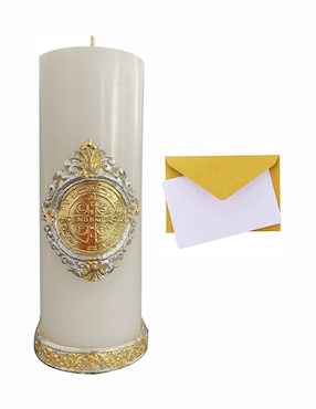 Vela cirio Engelis Candles San Benito 1 pieza