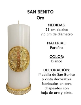 Vela cirio Engelis Candles San Benito