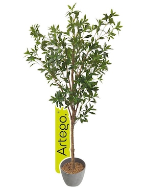 Peonía artificial Artego con maceta