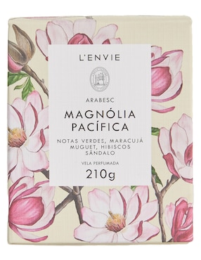 Vela aromática L'envie Magnólia Pacífica floral frutal