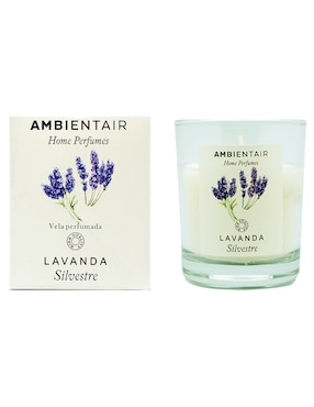 Vela aromática Ambientair Home Perfumes aroma lavanda