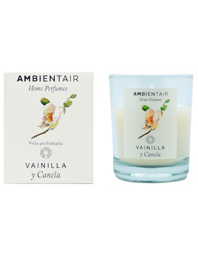 Vela aromática Ambientair Home Perfumes aroma vainilla y canela