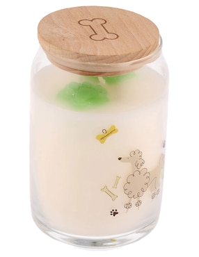 Vela con tapa Haus Poodle aroma floral frutal