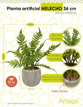 Helecho artificial Artego