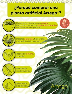 Palmera artificial Artego