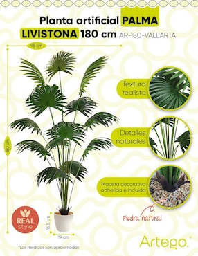 Palmera artificial Artego