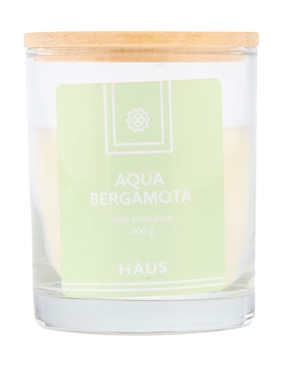 Vela aromática Haus aroma aqua bergamota