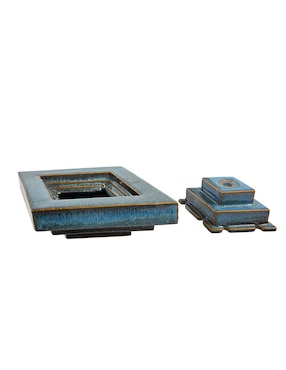 Fuente de agua Bluebell & Co. de porcelana