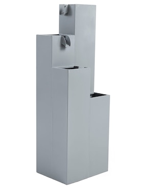 Fuente de agua Bluebell & Co. Pillars con luz de aluminio