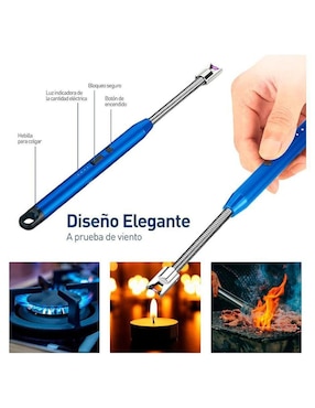 Set encendedor eléctrico portátil Bluelander