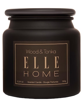 Vela aromática Elle aroma wood and tonka