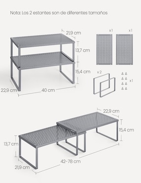 Archivero de acero Songmics Home Bystro