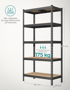 Archivero de MDF Songmics Home Cozory