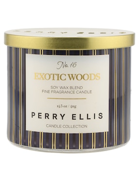 Vela aromática Perry Ellis Exotic Woods aroma amaderado
