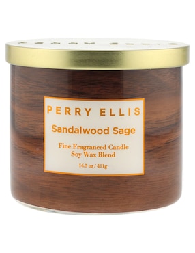 Vela aromática Perry Ellis Sandalwood Sage aroma sándalo