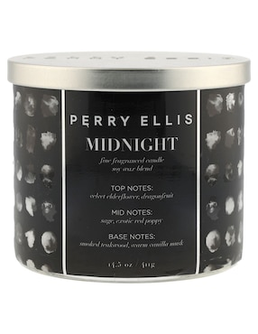 Vela con tapa Perry Ellis Midnight aroma floral frutal