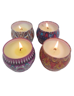 Set de velas aromáticas Bluebell & Co. 8 piezas