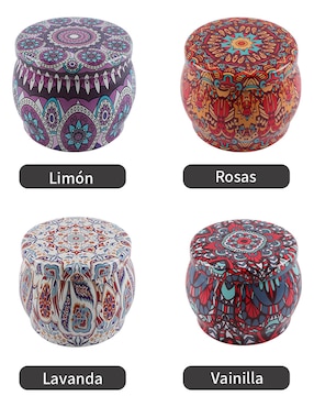 Set de velas aromáticas Bluebell & Co. 8 piezas